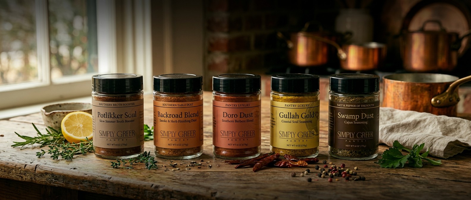 Simply Greer Pantry spice blends